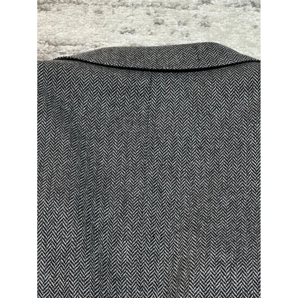 Polo Ralph Lauren Coat Men 40R Gray Herringbone Wool/Cashmere Blazer Vintage USA